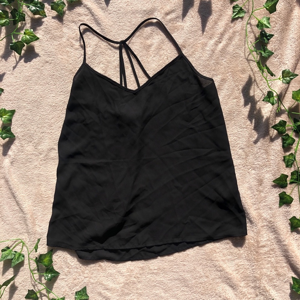 Black tank top